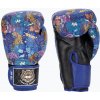 Boxerské rukavice Top King Boxing Wild Tiger black/blue