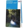 mapa Devon a Somerset West 1:130 t.