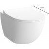 Wc závesné VitrA Shift zadný odpad 4337-003-0075