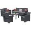 Claire VI 7-miestna súprava záhradného nábytku so stolom Orlando graphite