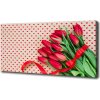 Foto obraz canvas Tulipány srdce 100x50 cm
