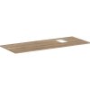 Hansgrohe Xelu Q doska 136 x 55 x 1,6 cm prírodný dub 54124230