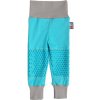 Kaarsgaren Protišmykové nohavice pre deti na lezenie bio tyrkysové šedý lem