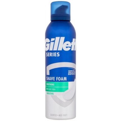 Gillette Series Sensitive pena na holenie pre citlivú pleť 250 ml pre mužov
