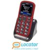 Aligator A321 Senior červeno-čierna / CZ / 1.8 / Dual-SIM / microSD