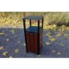NaK Kôš na smeti MIDI 35l W175, mahagón