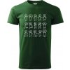 Algebra dance - Klasické pánske tričko vyššej gramáže - XS ( Fľaškovozelená )