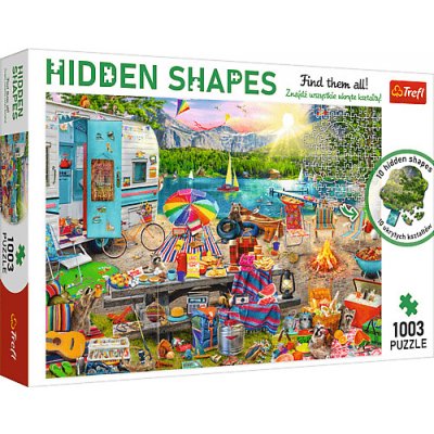 Trefl Puzzle 1000 Hidden Shapes -Výlet karavanom
