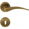Dverové kovanie MP Nina R 1927 (OGS), kľučka-kľučka, Otvor pre obyčajný kľúč BB, MP OGS (bronz česaný mat)