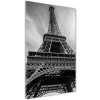 Vertikálny foto obraz sklenený Eiffelová veža Paríž 50x100 cm