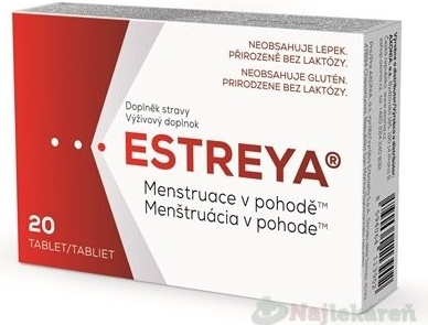 Estreya Menstruace v pohodě 20 tabliet