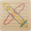 small foot Dřevěná deska Geoboard