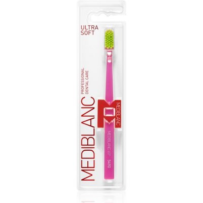 MEDIBLANC 5490 Ultra Soft zubná kefka ultra soft Pink 1 ks