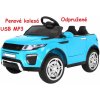 JOKO Elektrické autíčko Rapid Racer, penové kolesá, USB, odpružené, modré