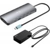 i-tec USB-C Metal Nano 3x Display Dock, 2x HDMI 1x USB-C video, PD 140W + Universal Charger 140W C31NANOTRIPLED140