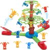 Kingso Toys 007-20B Spoločenská hra skákajúce žabky pre deti, 3 hráči