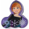 Setino · Tvarovaný vankúš Ľadové kráľovstvo - Frozen - motív Anna - 36 x 34 cm