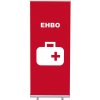Jansen Display Set Roll-baneru Budget s vytištěným motivem, šířka 85 cm, První pomoc, holandsky, 870 x 2080 mm
