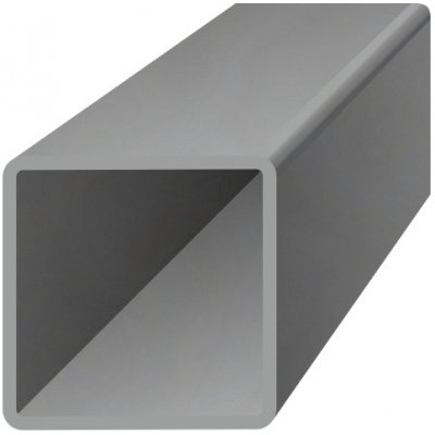 uzavretý profil 30x30x3mm, čierny S235, hladký L=1000mm, cena za 1ks(1m)
