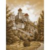 Obraz Trenčín hrad 2, VBart PREVEDENIE: OBRAZ na plátne blindrám, ROZMER v cm/TYP OKRAJA: 120x80