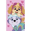Jerry Fabrics Dětský ručník Paw Patrol Pink Detský uterák Paw Patrol Pink 30 x 50 cm
