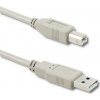 Qoltec Kábel do tlačiarne USB-A 2.0 | USB-B | 3m