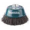 Makita D-29284 miskovitý kartáč z ocelového drátu,vlnitý drát 0,3mm,100mm