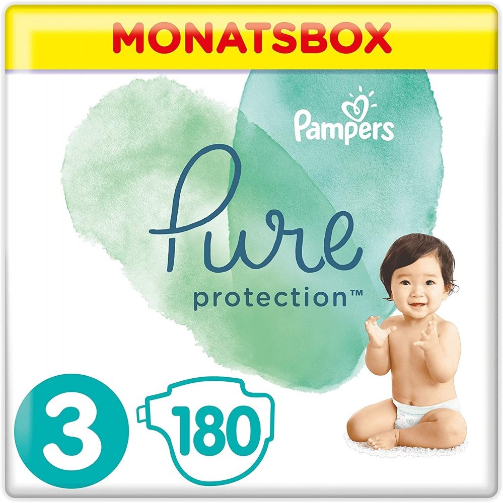 Pampers Pure Protection 3 180 ks