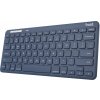 Klávesnica Trust LYRA Compact Wireless Keyboard - US, modrá (25095)