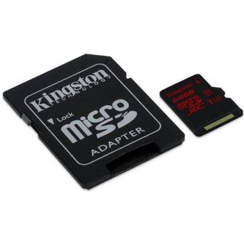 Kingston microSDXC 64GB UHS-I U3 + adapter SDCA3/64GB