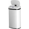 Automatický bezdotykový odpadkový kôš 60 l – biely