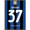 Superfutbal Maketa dresu Inter Miláno, modrá / čierna Rozmer: A2, Meno a číslo: Škriniar 37