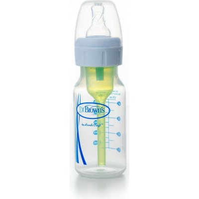 Dr. Brown’s dojčenská antikoliková fľaša Options+BPA Free transparentní 120ml