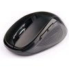 C-TECH myš WLM-02, čierna, bezdrôtová, 1600DPI, 6 tlačidiel, USB nano receiver