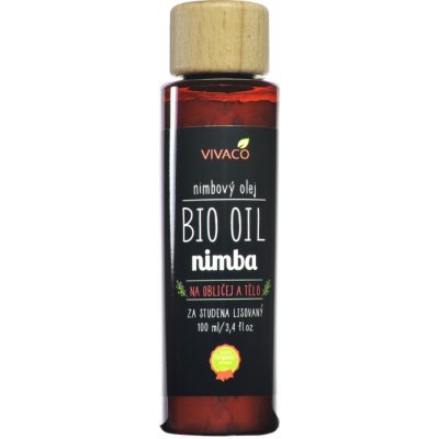 Vivaco 100 % Organic product Bio nimbový olej na tvár a telo 100 ml