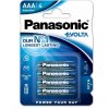 PANASONIC Alkalické baterie EVOLTA Platinum LR03EGE/4BP AAA 1,5V (Blistr 4ks)