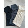 Sim Fashion hladké push-up cyklolegíny Levie čierna