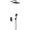 KFA - Súprava sprchová Malaga, podomietková, čierna 4529-501-81