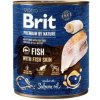 Brit Premium by Nature Adult Fish with Fish Skin konzervy 800g