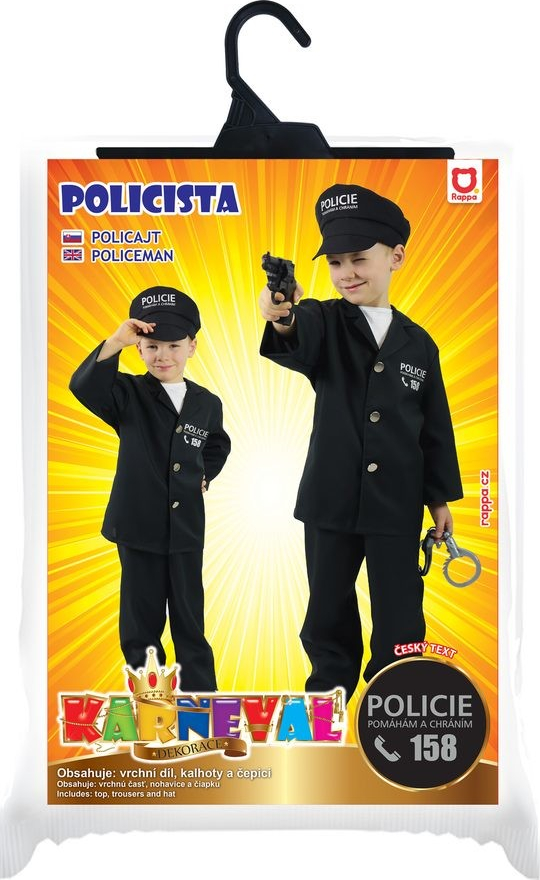Rappa policista s čepicí český potisk