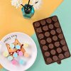 Silikónová forma na čokoládu Emotikony 18x11cm