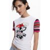 Dámské triko DESIGUAL 25SWTK39 1000 TS MINNIE 1000 WHITE velikost L