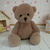 Plyšový medvedík svetlohnedý – klasický dizajn, výška 18 cm (Mäkký darček pre deti aj dospelých)