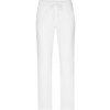 James & Nicholson dámske pracovné nohavice JN3003 Biela biele
