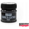 Pentart farba na kožu a textil 50 ml čierna