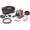 RIDGID K-46 Drezová akumulátorová čistička SinkSnake so špirálou 8 mm a 10 mm, akumulátor, nabíjačka, vrtáky, set v taške