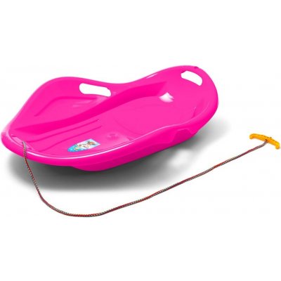 Detský sánkovací klzák Mušle Baby Mix PREMIUM KOMFORT 80 cm ružový