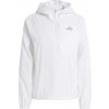 Dámska bežecká bunda adidas, RUN ESSENTIALS JACKET W Biela,Strieborná L