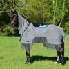 Busse Deka jazdecká Moskito Fransen III proti hmyzu s krkom grey anthracite