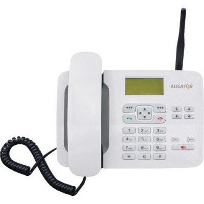 Aligator GSM stolní telefon T100, bílá